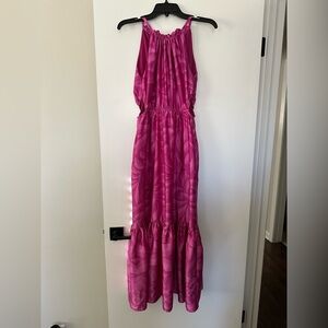 Size 4 Women’s Taylor Pink Halter Maxi Dress